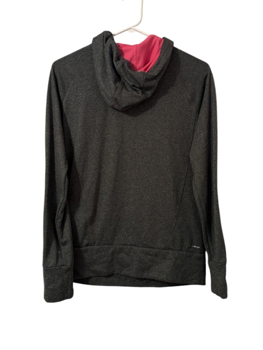 Adidas Gray & Pink On the Go Athletic Hoodie - Picture 2 of 12